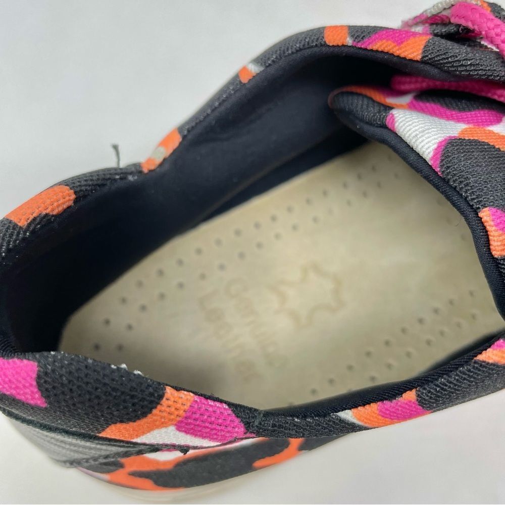 Stuart Weitzman Pink Leopard Print Neoprene Sneakers Size 40/9 - Picture 6 of 8